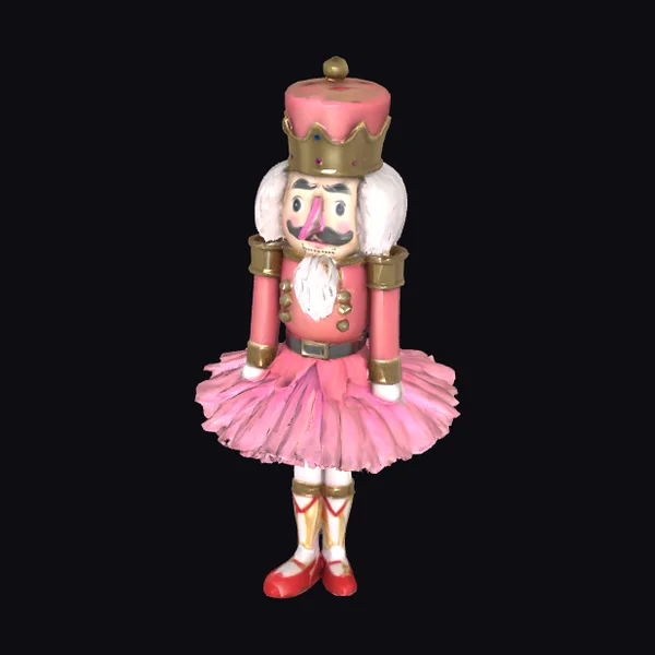 Pink Nutcracker Soldier
