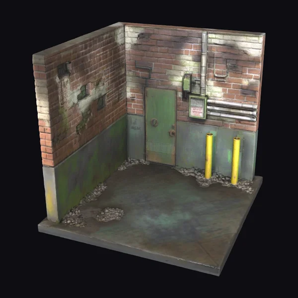 Back Alley Brick Corner