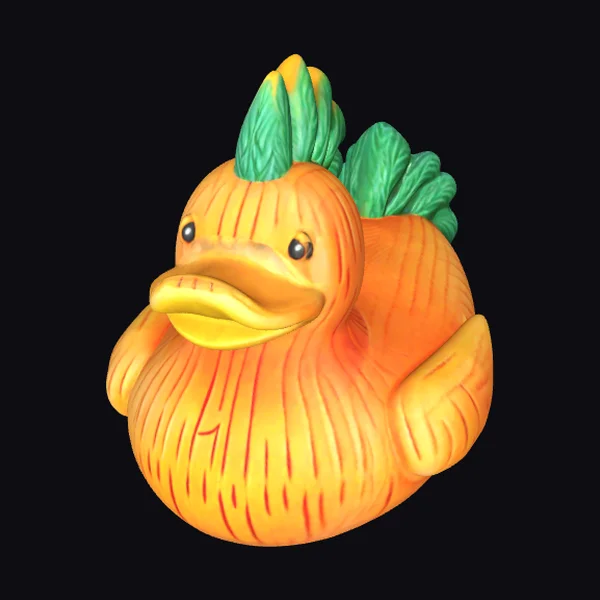 Carrot Duck Toy