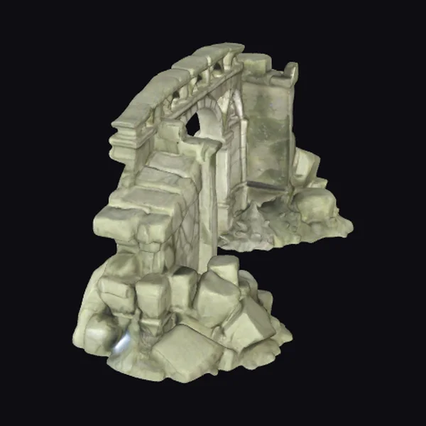 Ancient Stone Bridge Ruins