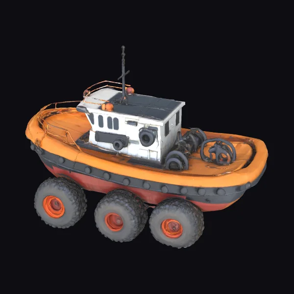 Amphibious Tugboat Vehicle