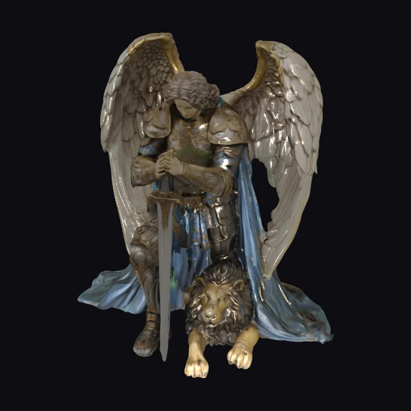 Angel with Lion Sword