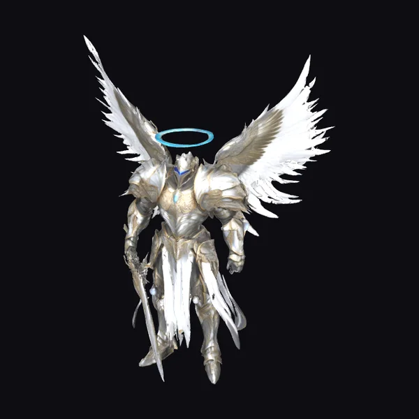 Winged Silver Guardian
