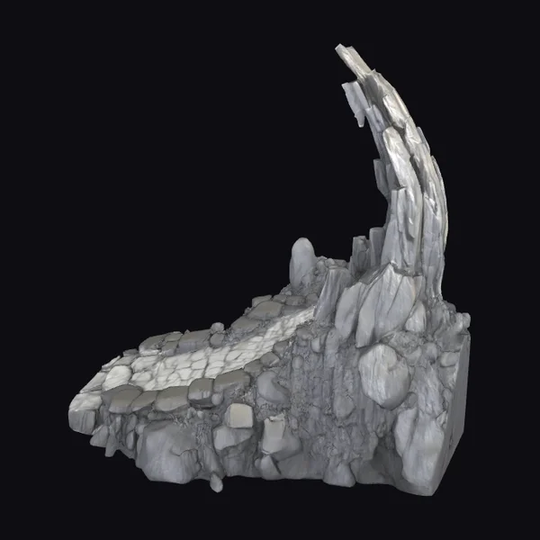 Ancient Stone Obelisk Ruins