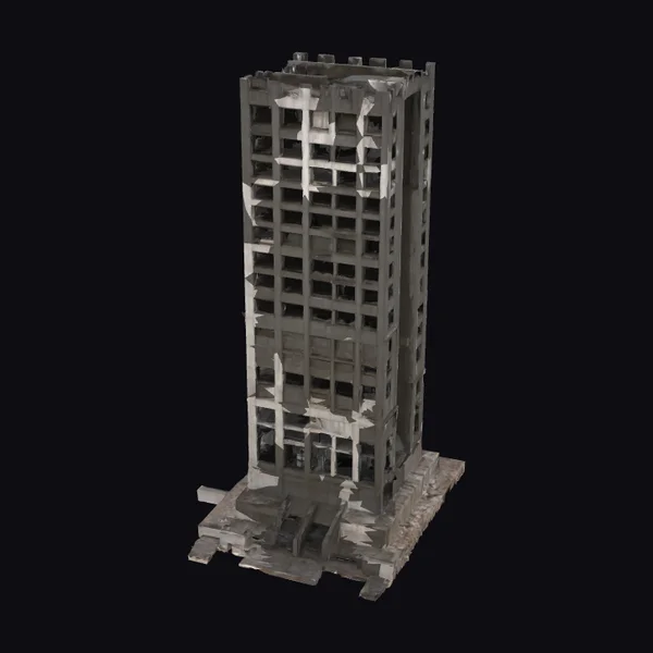 Abandoned Skyscraper Ruin