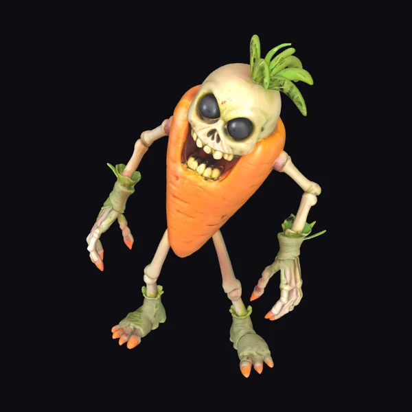 Zombie Carrot Skeleton