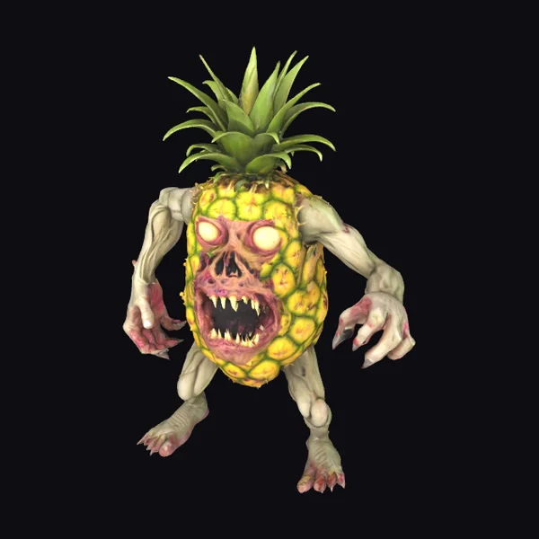 Zombie Pineapple Monster