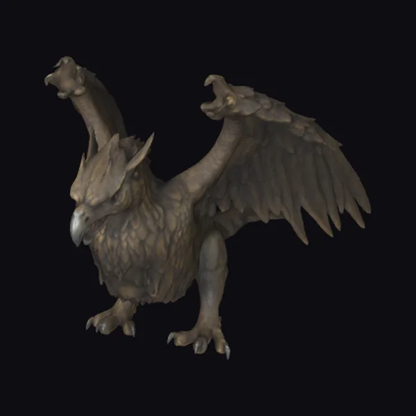 Ancient Griffin Sculpture