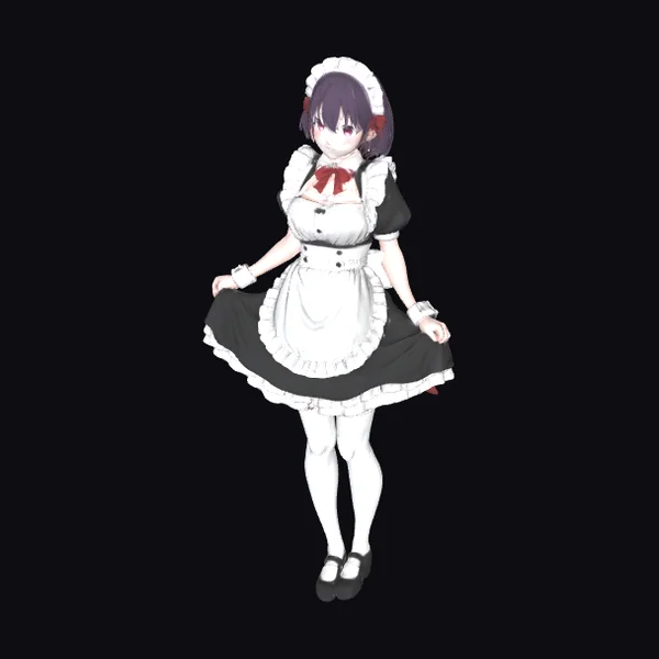 Anime Maid Character