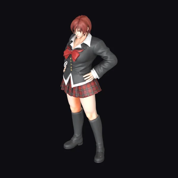 Girl in School Uniform