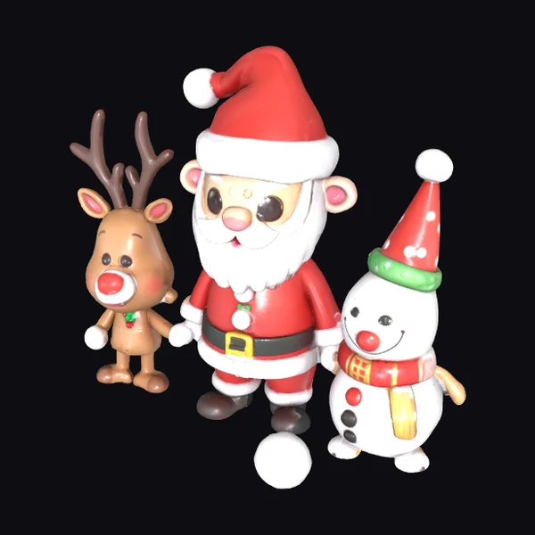Christmas Trio Characters