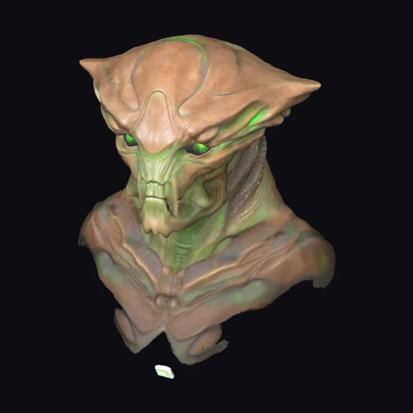 Alien Creature Bust