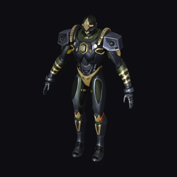 Armored Cyber Warrior