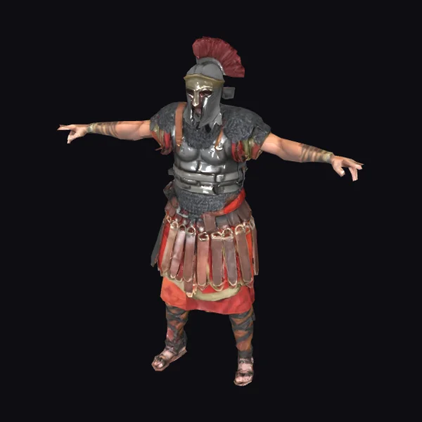 Ancient Roman Warrior Armor