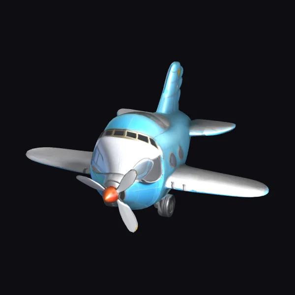 Toy Airplane with Bird Wings