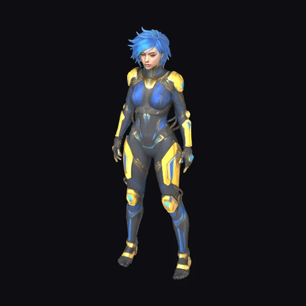 Cybernetic Female Guardian