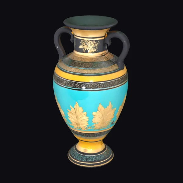 Ornate Grecian Amphora Vase