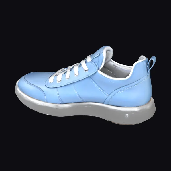Blue Athletic Shoe
