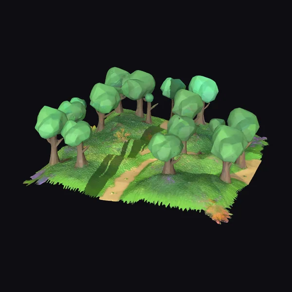 Fantasy Forest Landscape