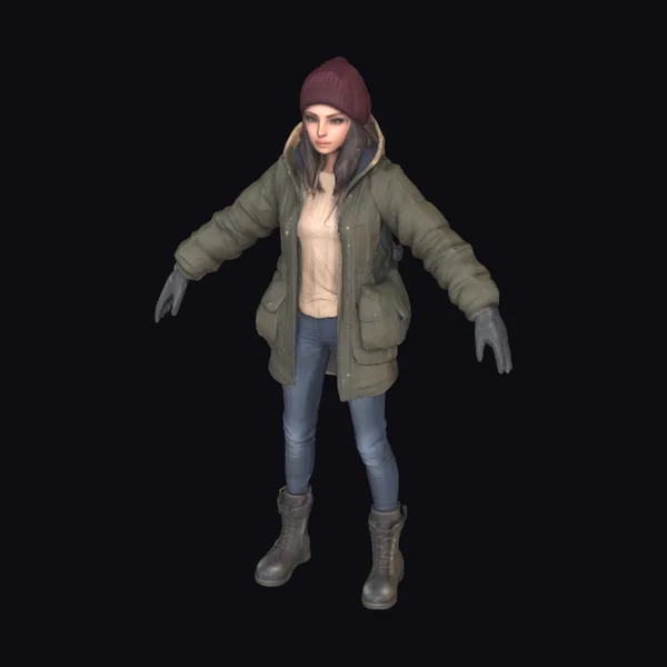 Woman in Winter Gear