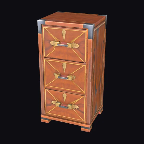 Art Deco Filing Cabinet