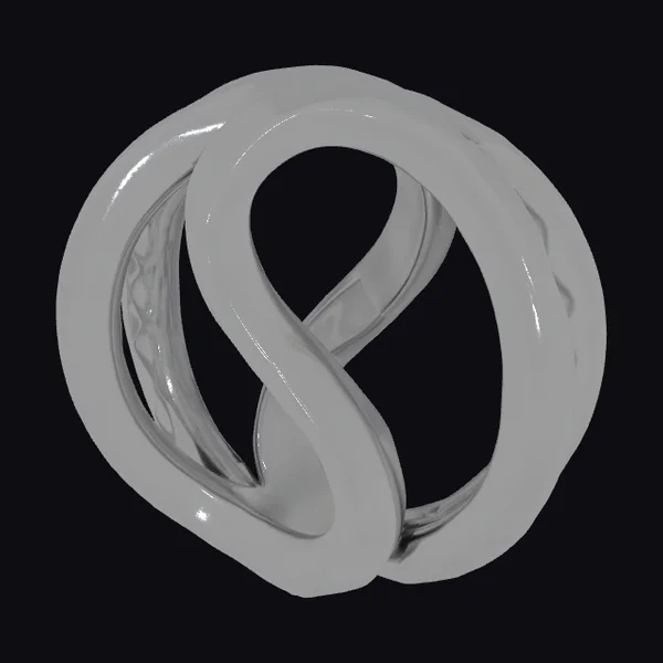 Interlocking Metal Pendant