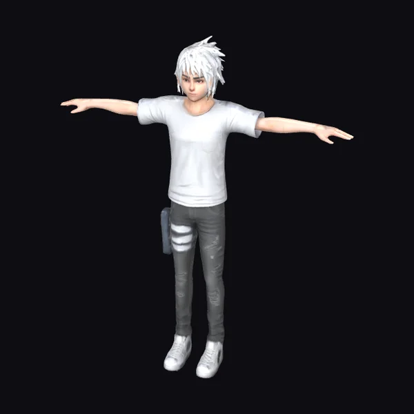 Anime Character T-Pose