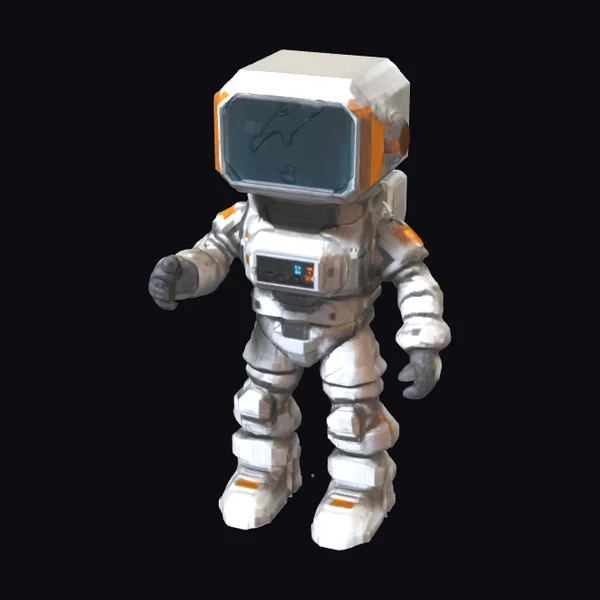 Voxel Space Suit Character