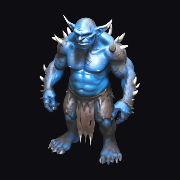 Albino Cave Troll Creature