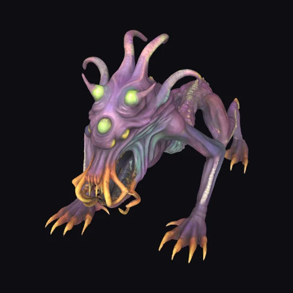 Purple Tentacled Abomination Creature