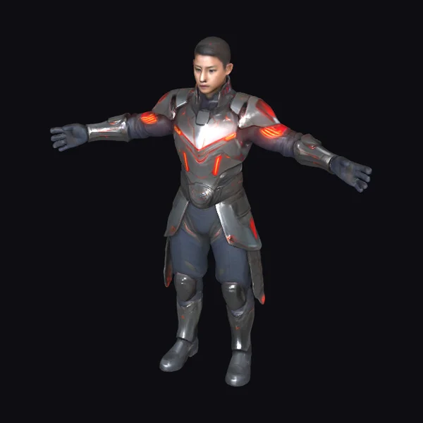 Armored Cyber Warrior