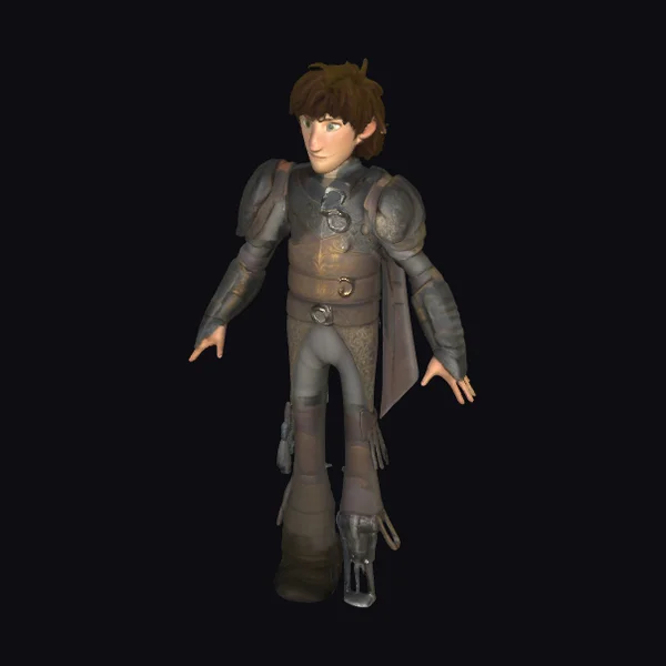 Young Viking Warrior Boy