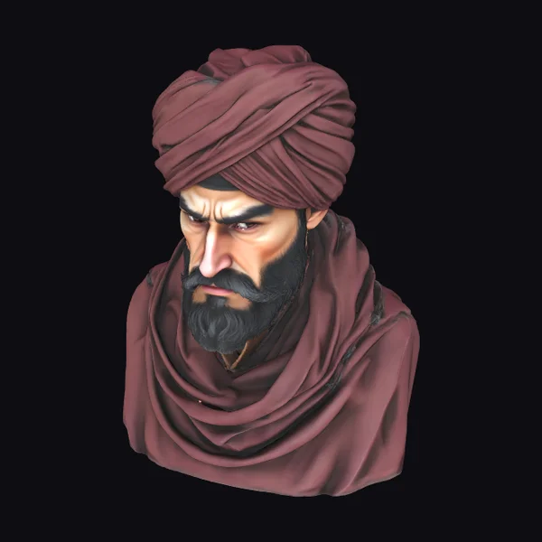 Young Sikh Man Turban