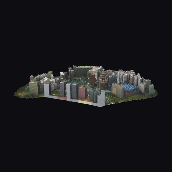 Futuristic Cityscape Fragment