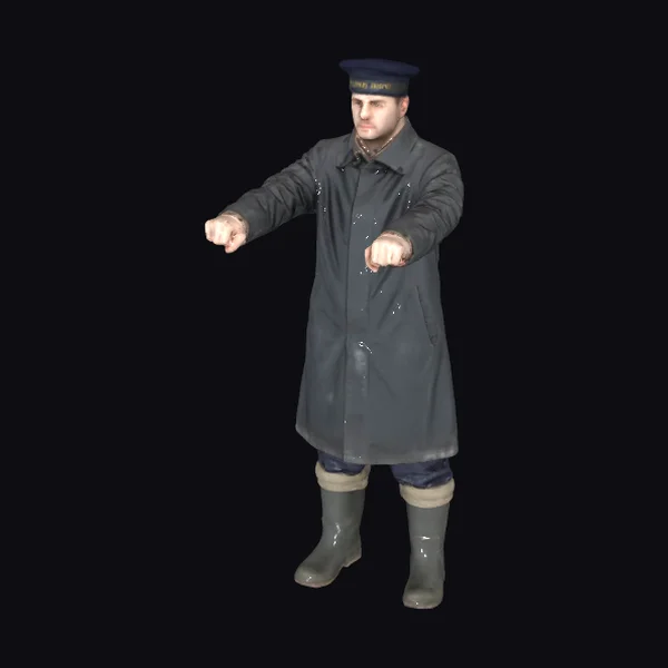 WWII Royal Navy Gunner