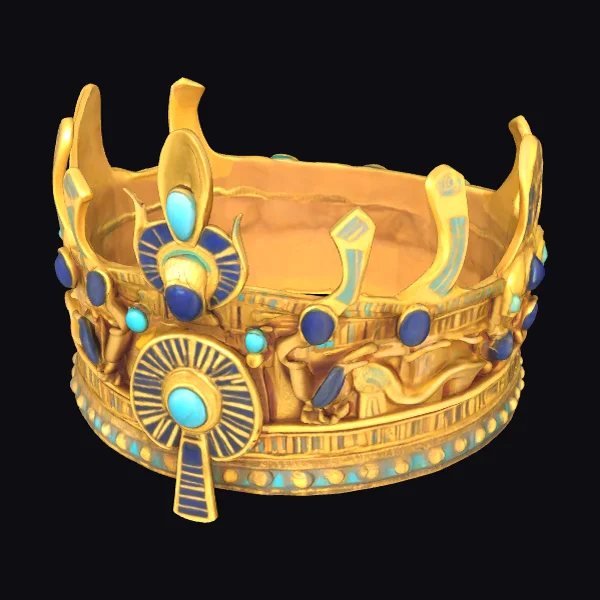 Ancient Egyptian Gold Crown