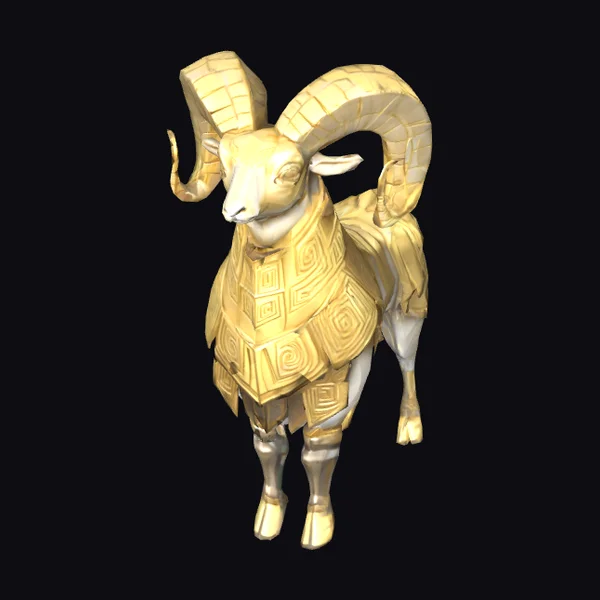 Golden Guardian Ram