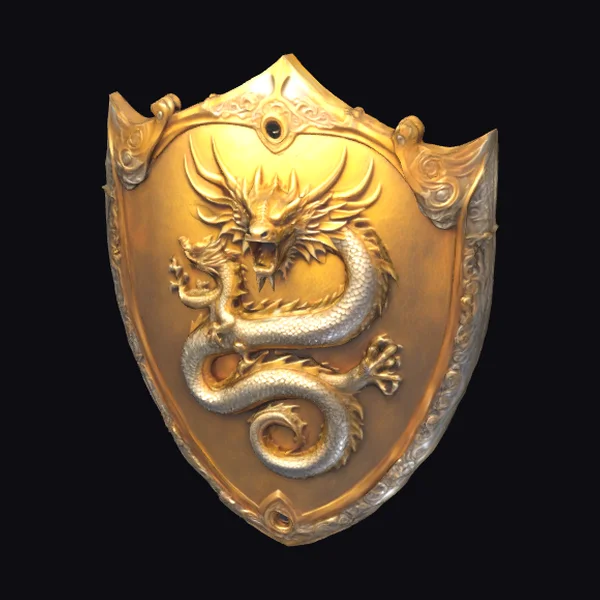 Golden Dragon Shield