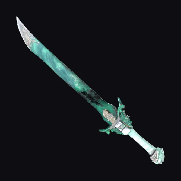 Emerald Katana Sword