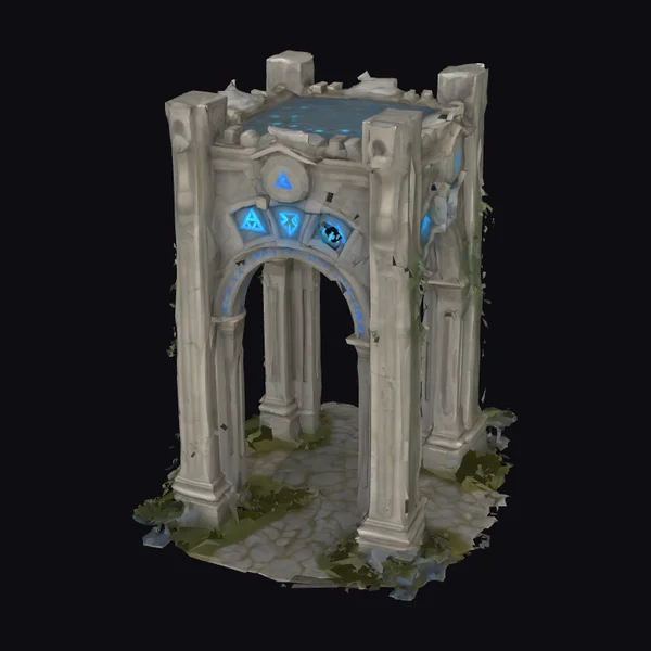 Ancient Stone Arch Ruin