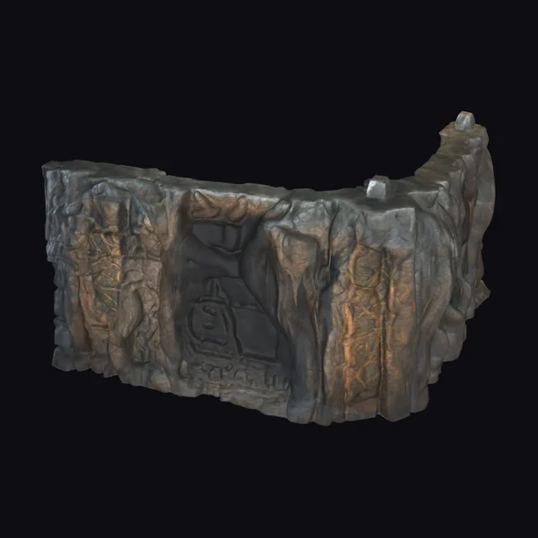 Ancient Cavern Exit with Runes