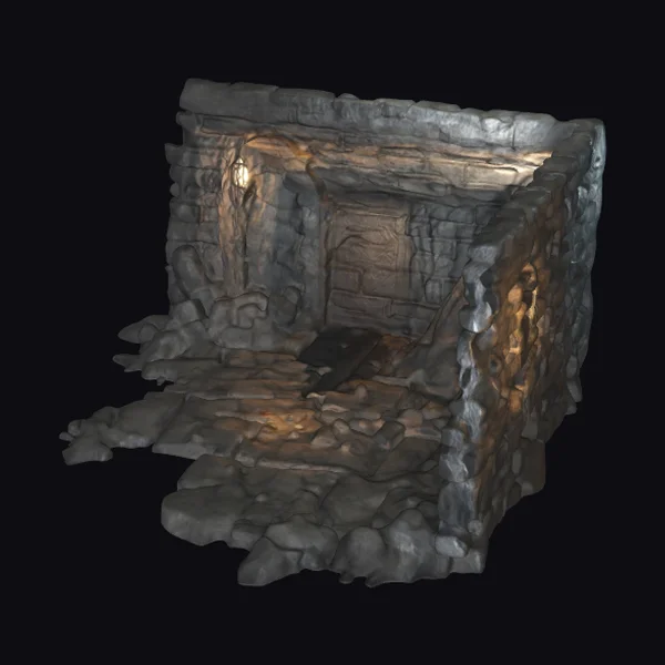 Ancient Cavern Exit with Runes