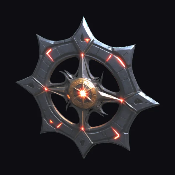 Ancient Dark Ninja Star