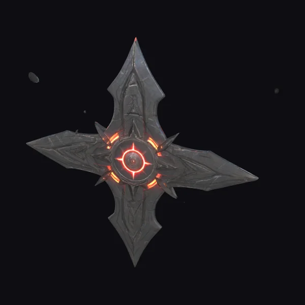 Ancient Dark Ninja Star