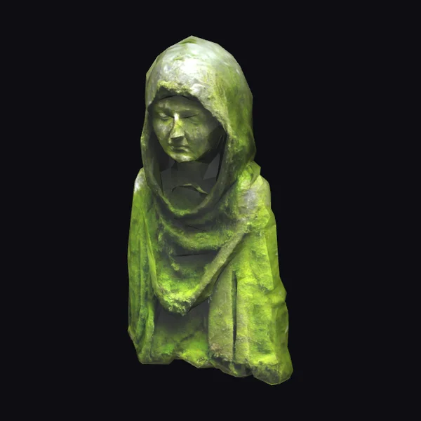 Ancient Cloaked Statue