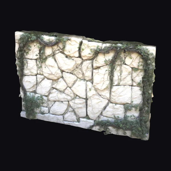 Ancient Marble Stone Wall