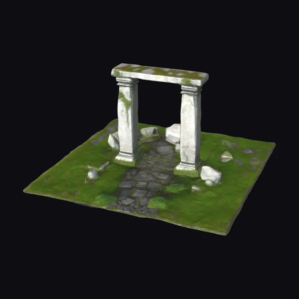 Ancient Stone Arch Ruins