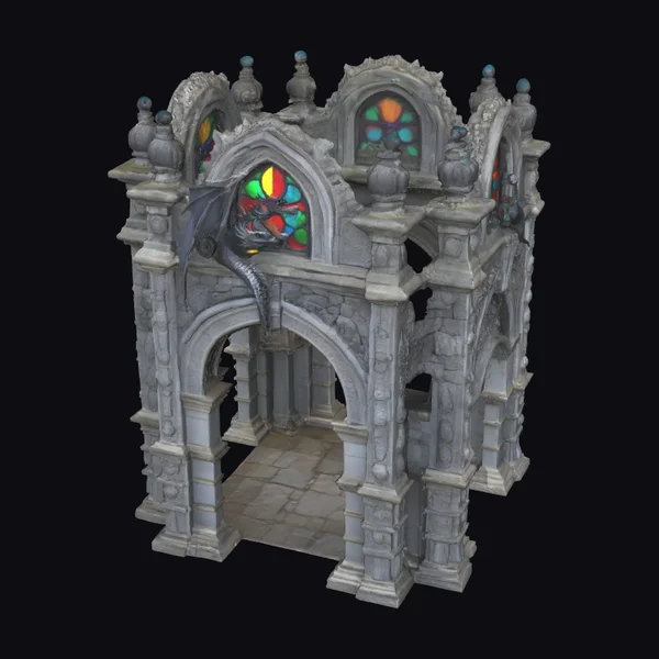 Ancient Stone Archway Ruin