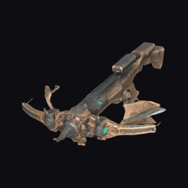 Ancient Bat Shaped Crossbow