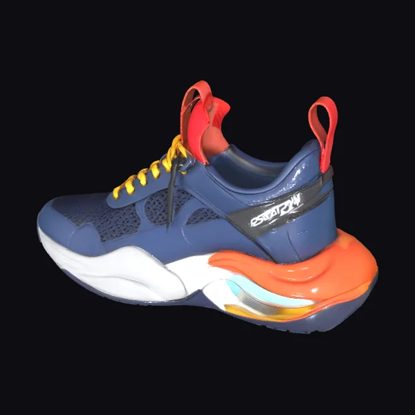 Futuristic Mesh Sneaker